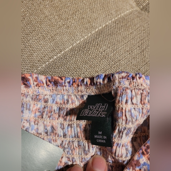 Wild Fable Flower Crop Top - Picture 6 of 7